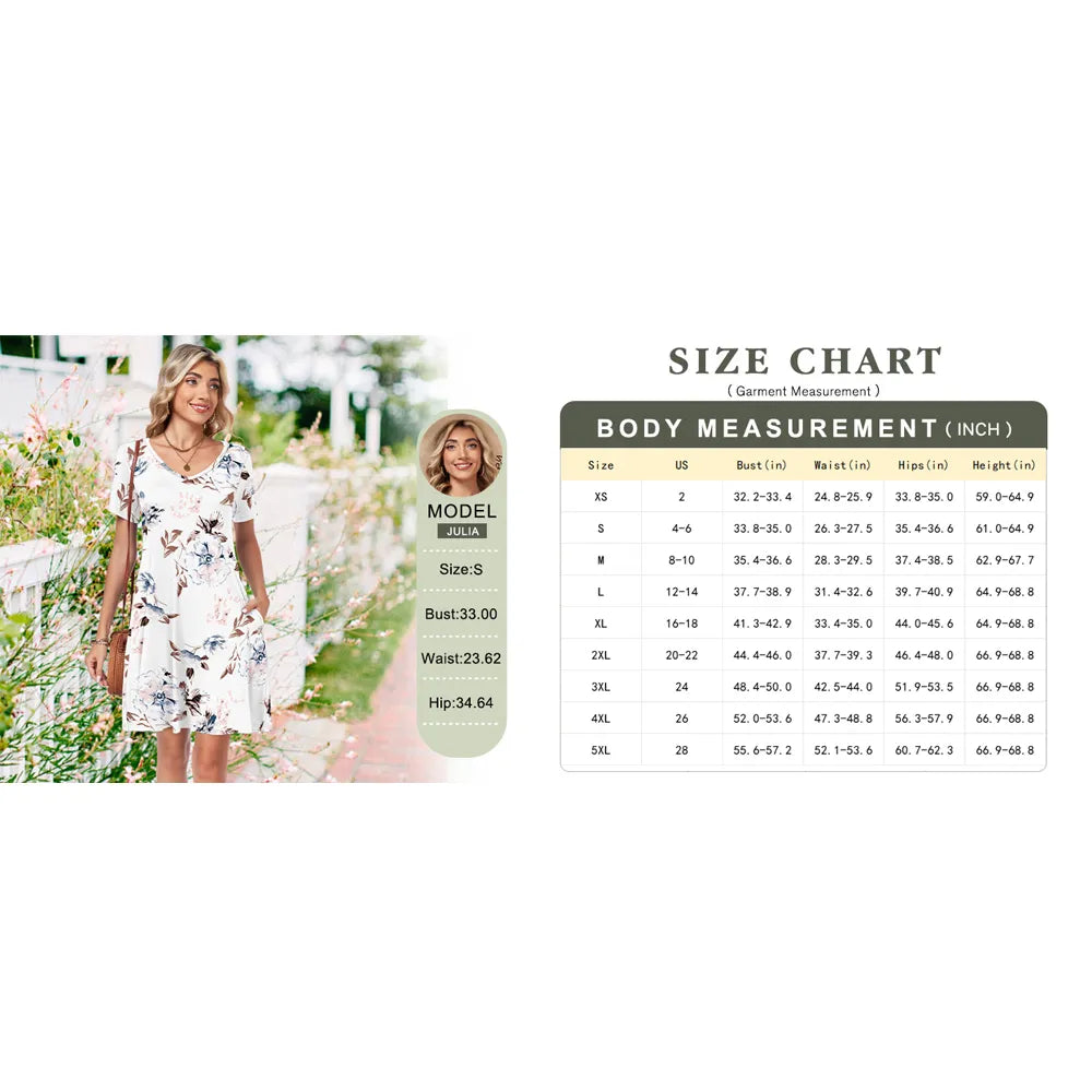 🌴 Resort-Ready Floral Sundress – Perfect for Beach & Vacation