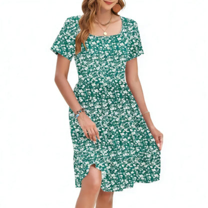 🌴 Resort-Ready Floral Sundress – Perfect for Beach & Vacation