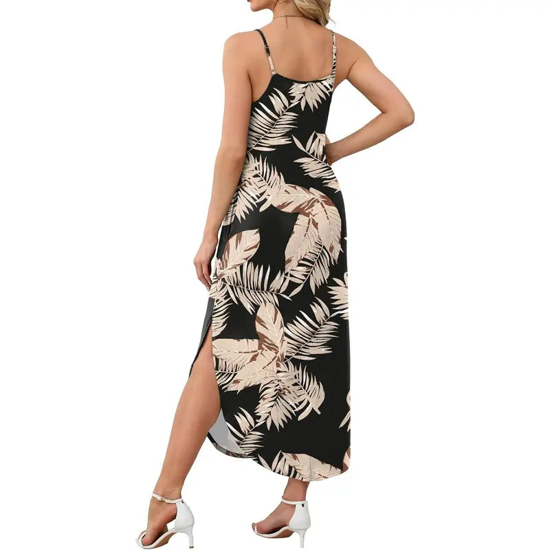 Women's Casual Flowy Maxi Dress – Soft, Lightweight & Effortless Summer Style