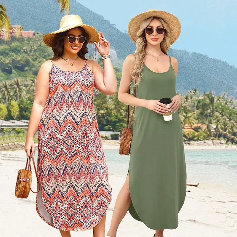 Women's Casual Flowy Maxi Dress – Soft, Lightweight & Effortless Summer Style