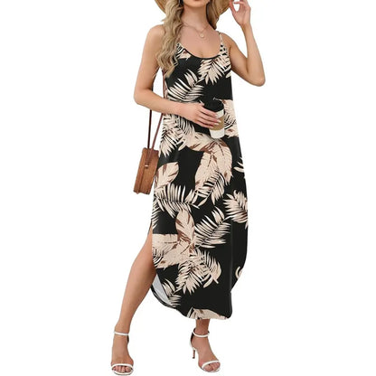 Women's Casual Flowy Maxi Dress – Soft, Lightweight & Effortless Summer Style