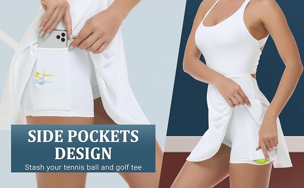 🔥Trending Now | Plush Backless Active Dress with Built-In Shorts