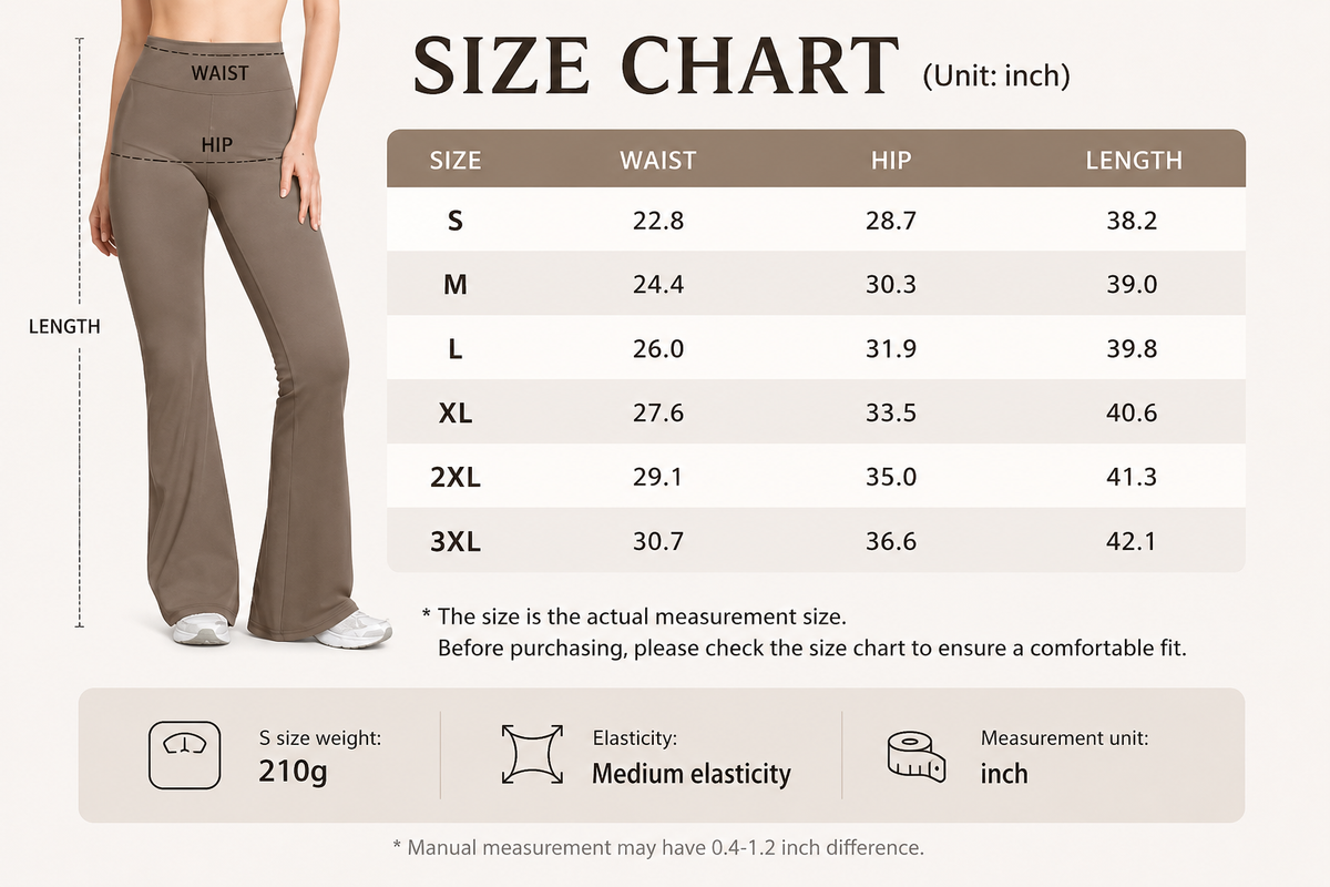 Women's High Waisted Flare Yoga Pants with Pockets – Soft Stretch Bootcut Leggings
