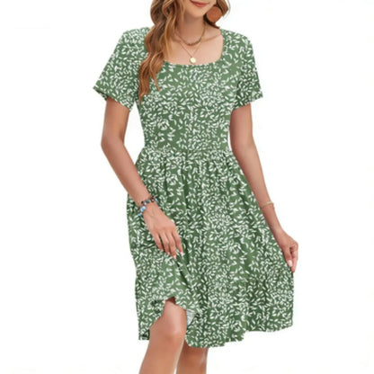 🌴 Resort-Ready Floral Sundress – Perfect for Beach & Vacation