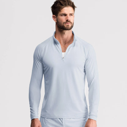 Fitted Performance Quarter Zip | Breathable Lightweight All-Day Athletic Pullover